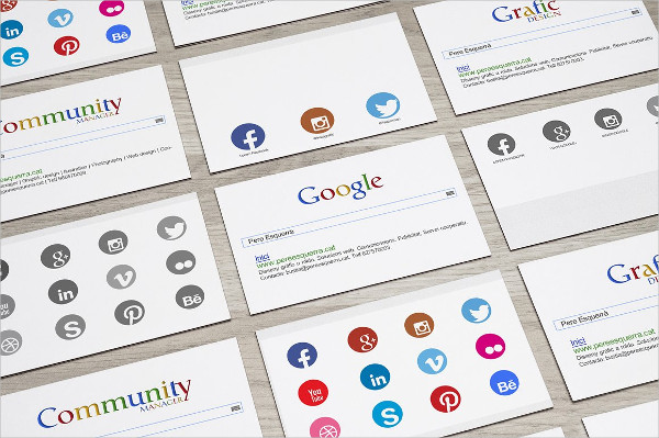 21+ Facebook Business Card Templates - Free &amp; Premium Download