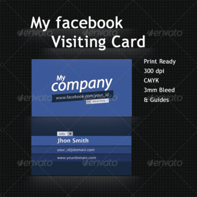 21+ Facebook Business Card Templates - Free &amp; Premium Download