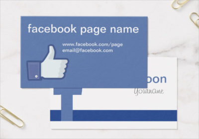 21+ Facebook Business Card Templates - Free &amp; Premium Download