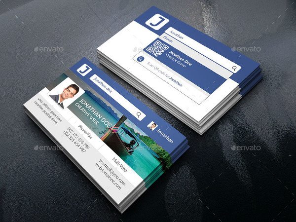 21+ Facebook Business Card Templates - Free & Premium Download