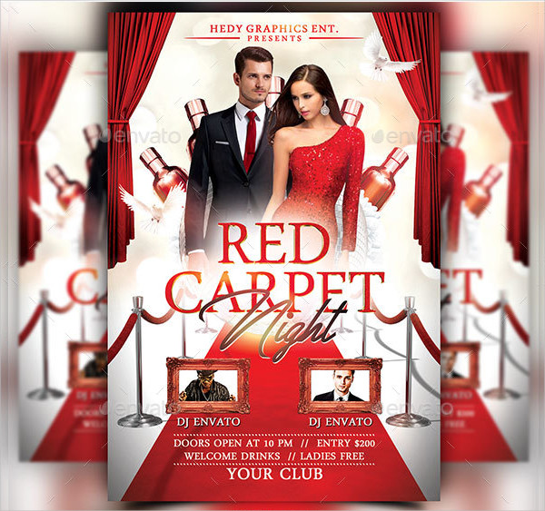 25+ Red Carpet Party Flyer Templates Free & Premium Download