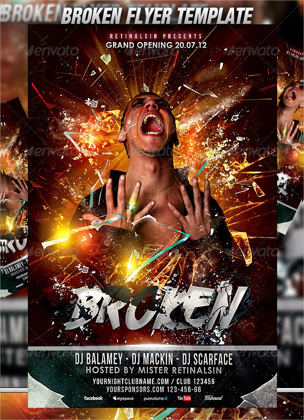 23 Popular 3D Flyer Templates Free Premium Download