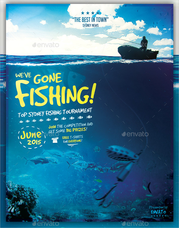 20 Fishing Flyer Templates Free Premium Download