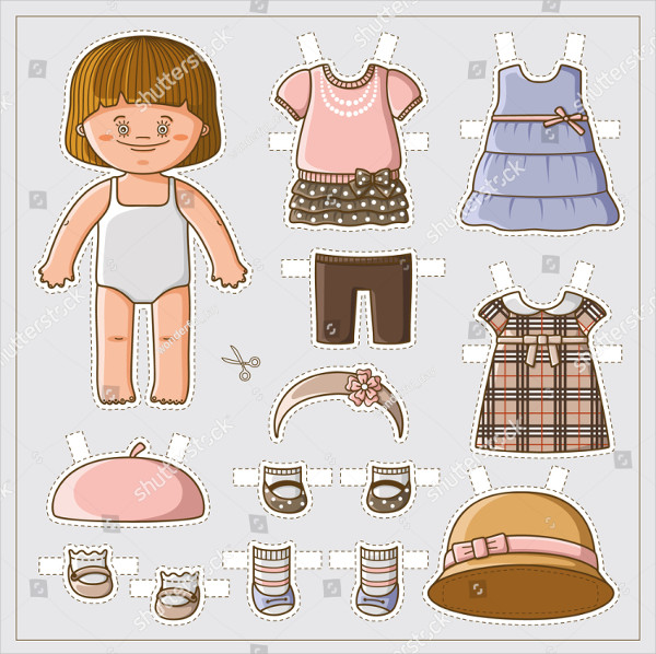 Paper Doll Template Woman