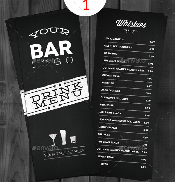 Drinks Menu Template 23+ Free & Premium Download