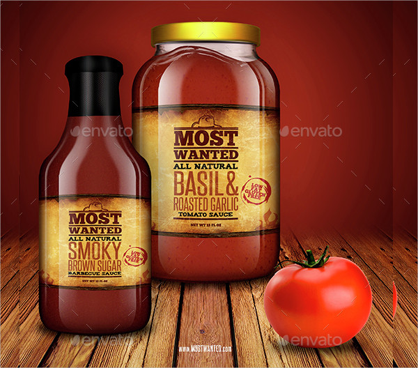 Download Sauce Bottle Mockup PSD - 17+ Free & Premium Download