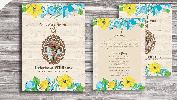 Funeral Stationery Template - 13+ PSD, AI, Vector Format Download