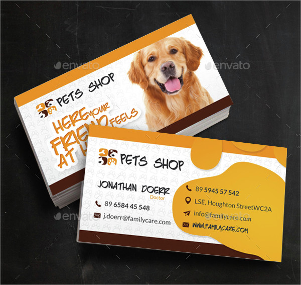 24+ Pet Shop Business Card Templates Free & Premium Download
