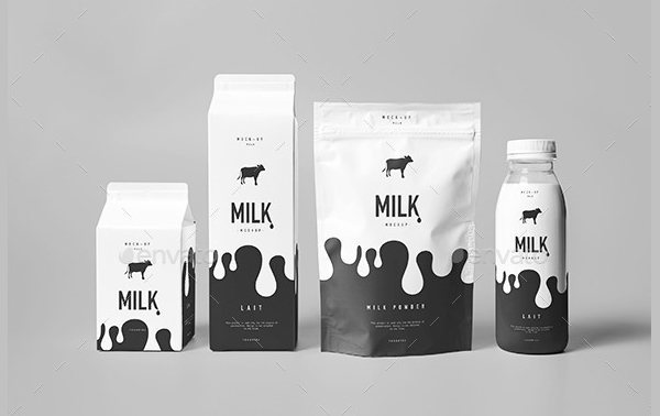 Download Milk Packaging Mockups - 33+ Free & Premium Download