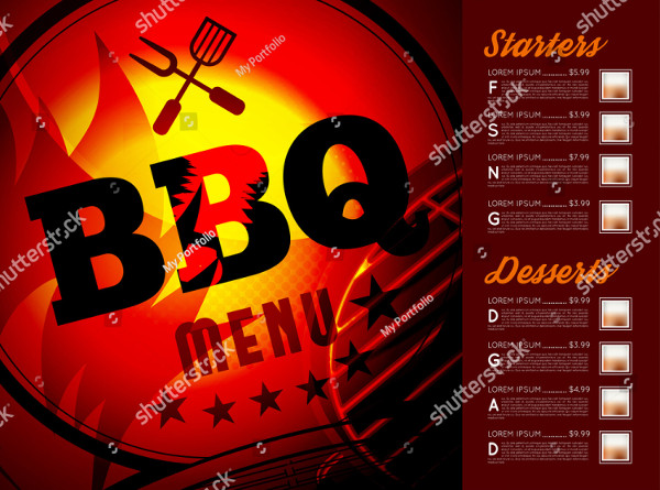 Bbq Menu Templates 21 Free Premium Download