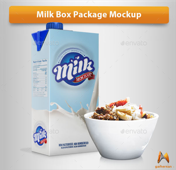 Milk Packaging Mockups - 33+ Free & Premium Download