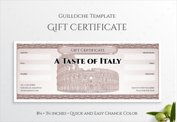 Gift Certificate Template - 31+ Free &amp; Premium Download