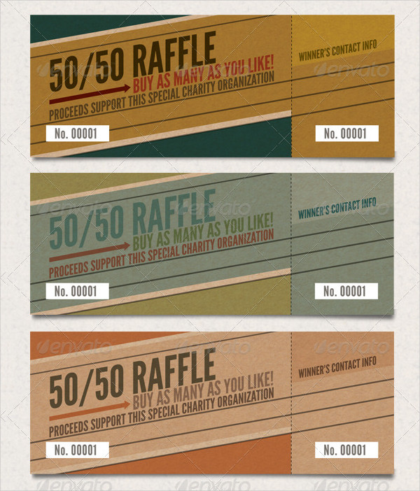 27 raffle ticket templates free premium download