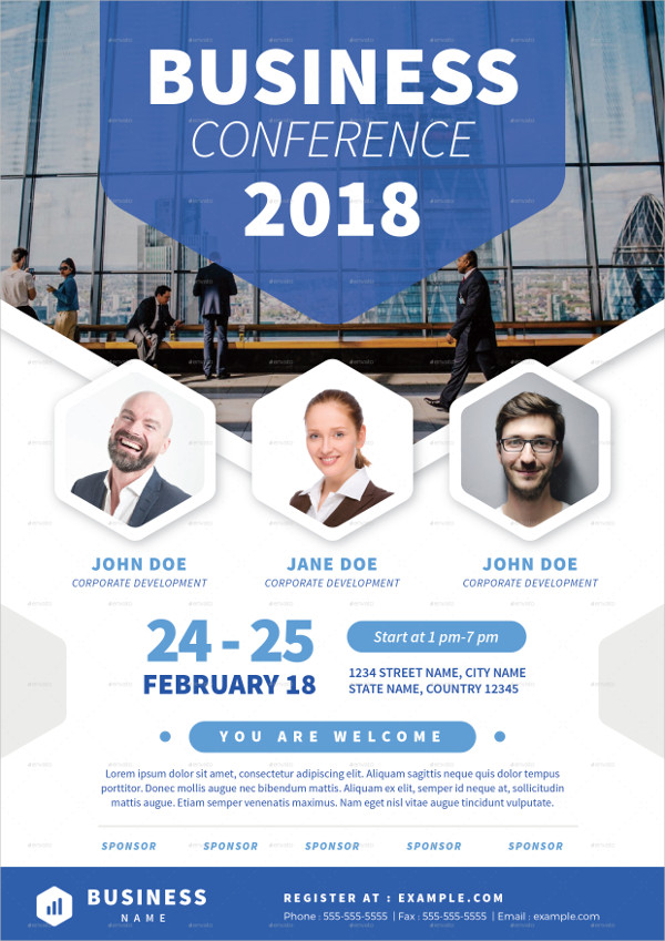Conference Flyer Template 29+ Free & Premium Download