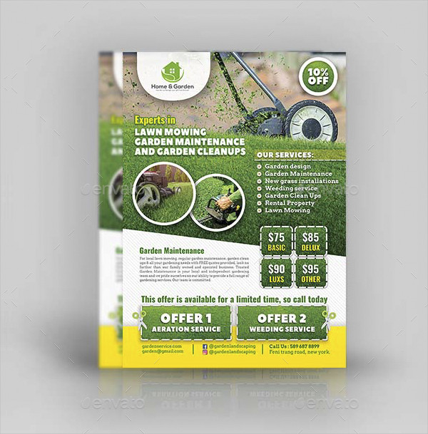 Landscaping Flyer Template - 27+ Free & Premium Download