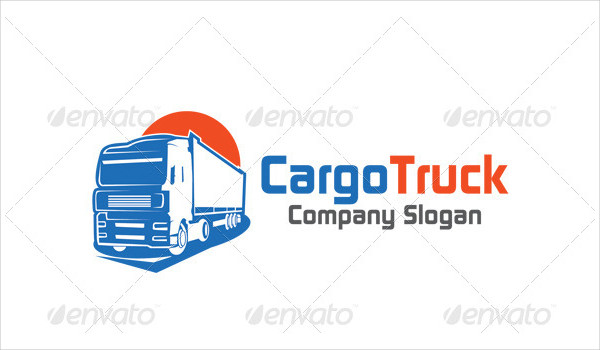 cargo truck logo design