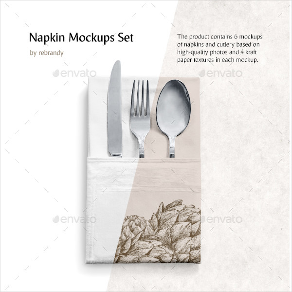 Download Napkin Mockup Template - 19+ Free & Premium Download